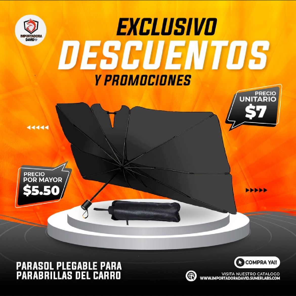 Parasol Plegable para Parabrisas Del Carro