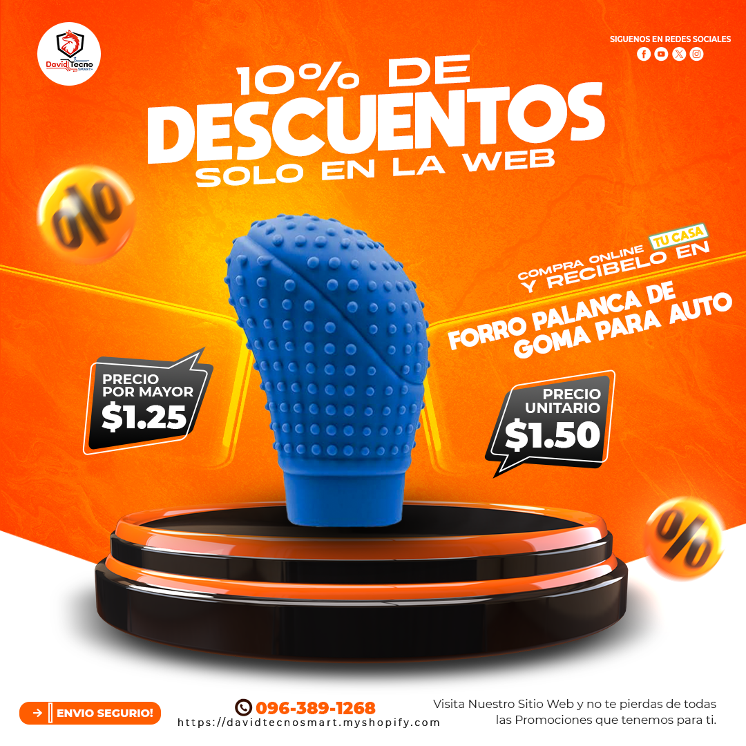 Forro Palanca de Goma para Auto