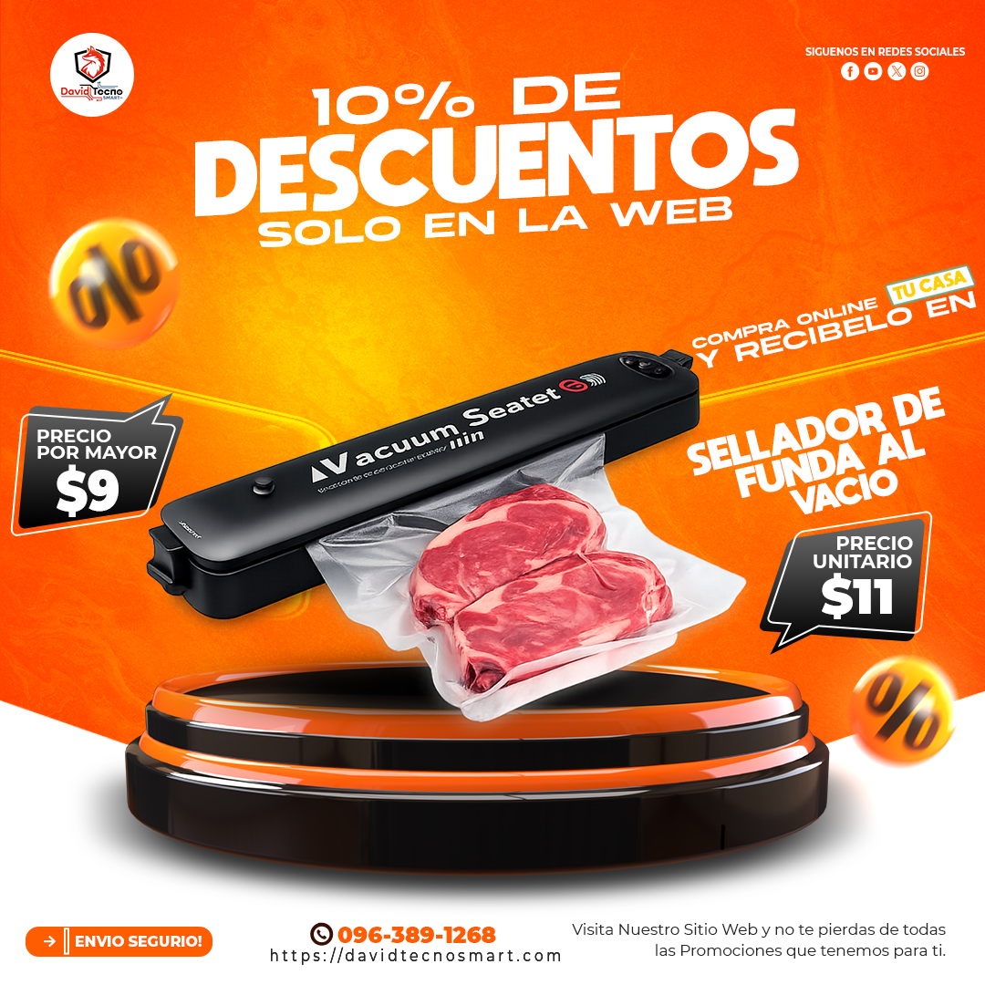 Sellador de Funda al Vacio Multiusos