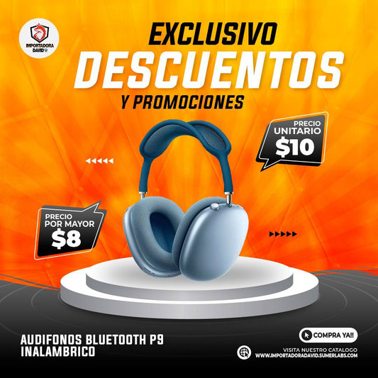 Audífonos Bluetooth P9 Inalámbrico