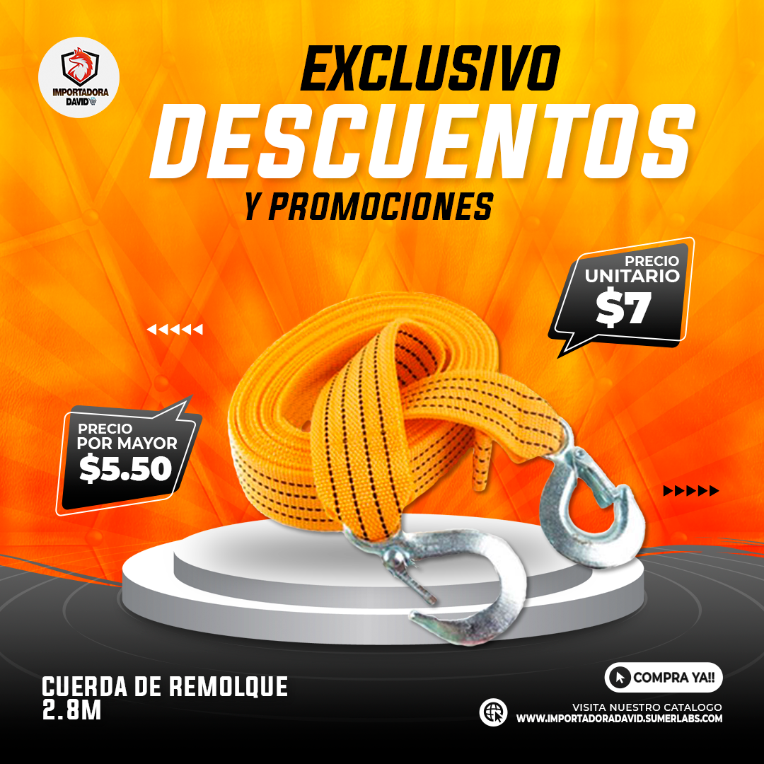 Cuerda de Remolque 2.8CM