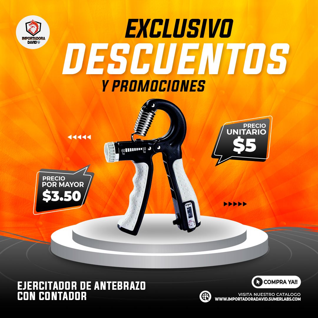 Ejercitador de Antebrazo con Contador