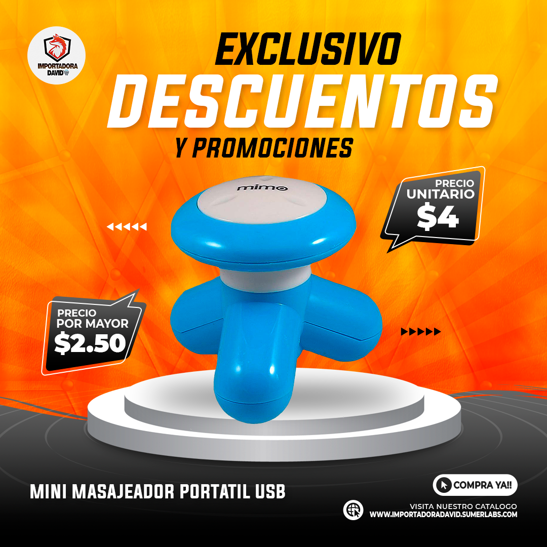 Mini Masajeador Portatil USB