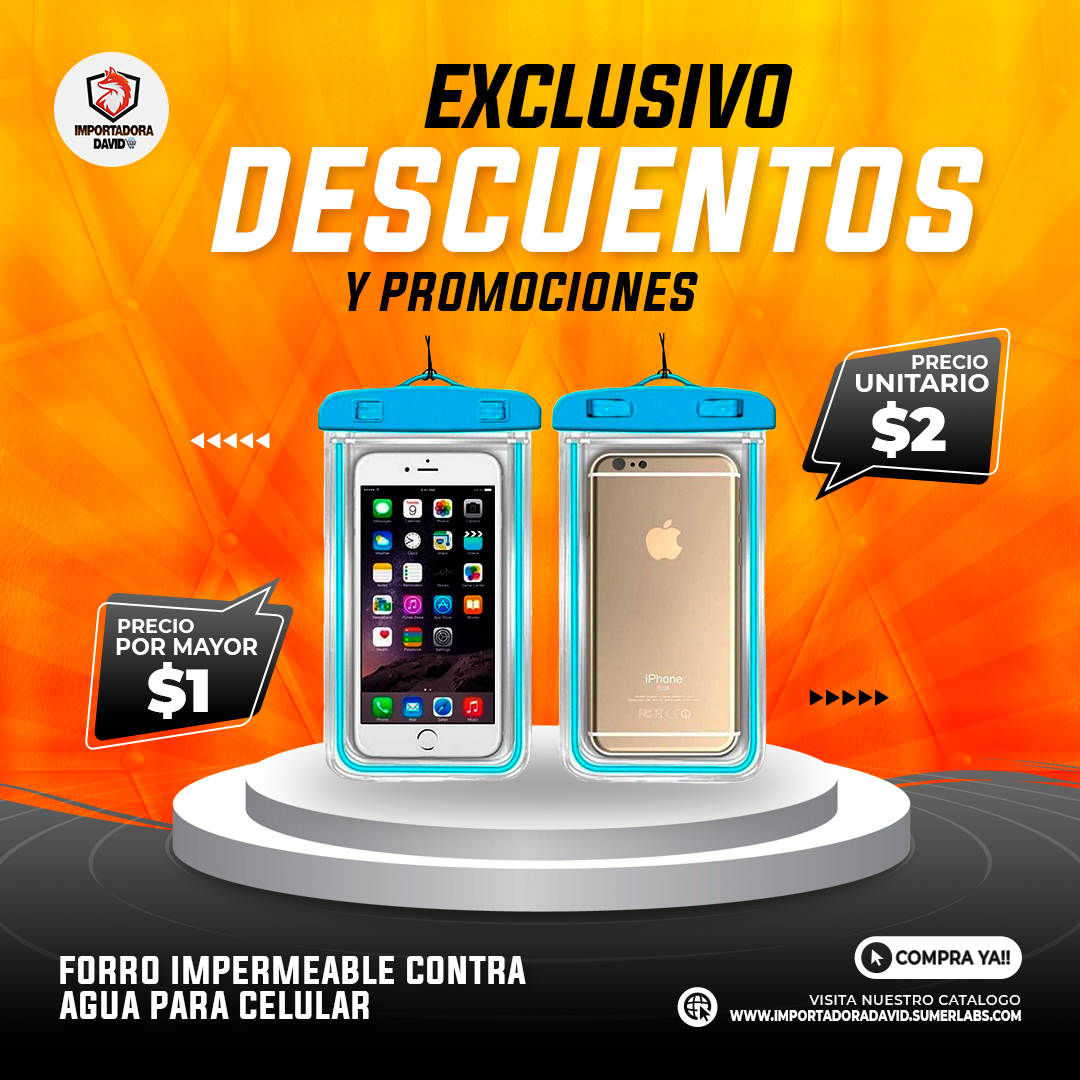 Forro Impermeable Contra Agua para Celular