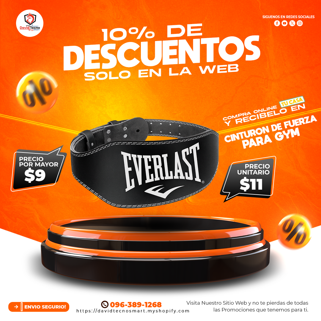 Cinturon de Fuerza para Gym