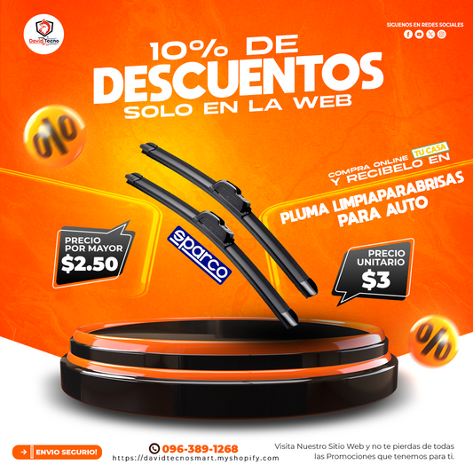 Pluma Sparco para Limpiaparabrisas de Auto