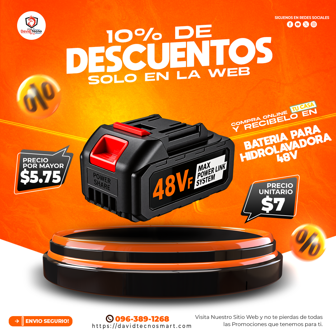 Bateria para Hidrolavadora 48V