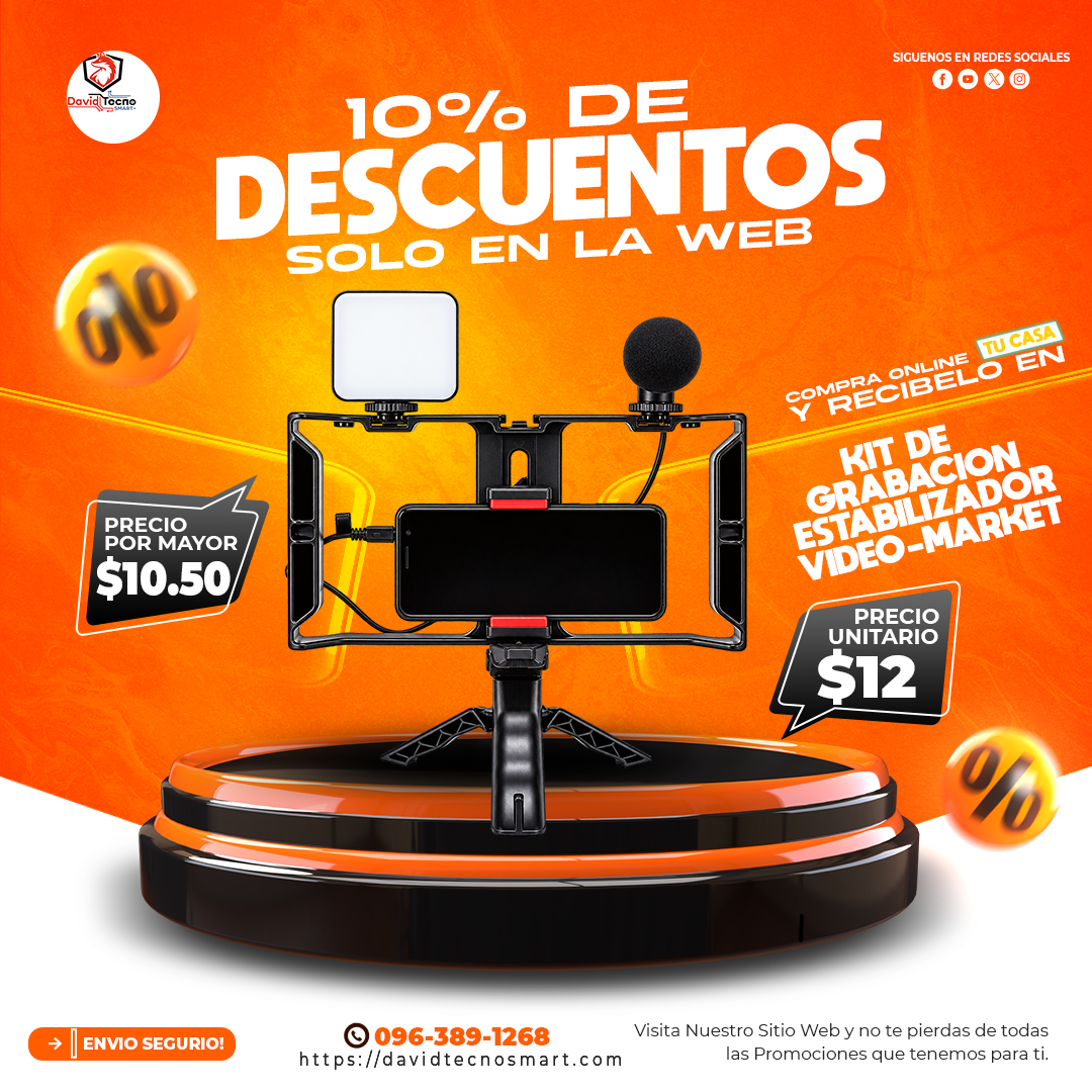 Kit de Grabacion Estabilizador Video-Market