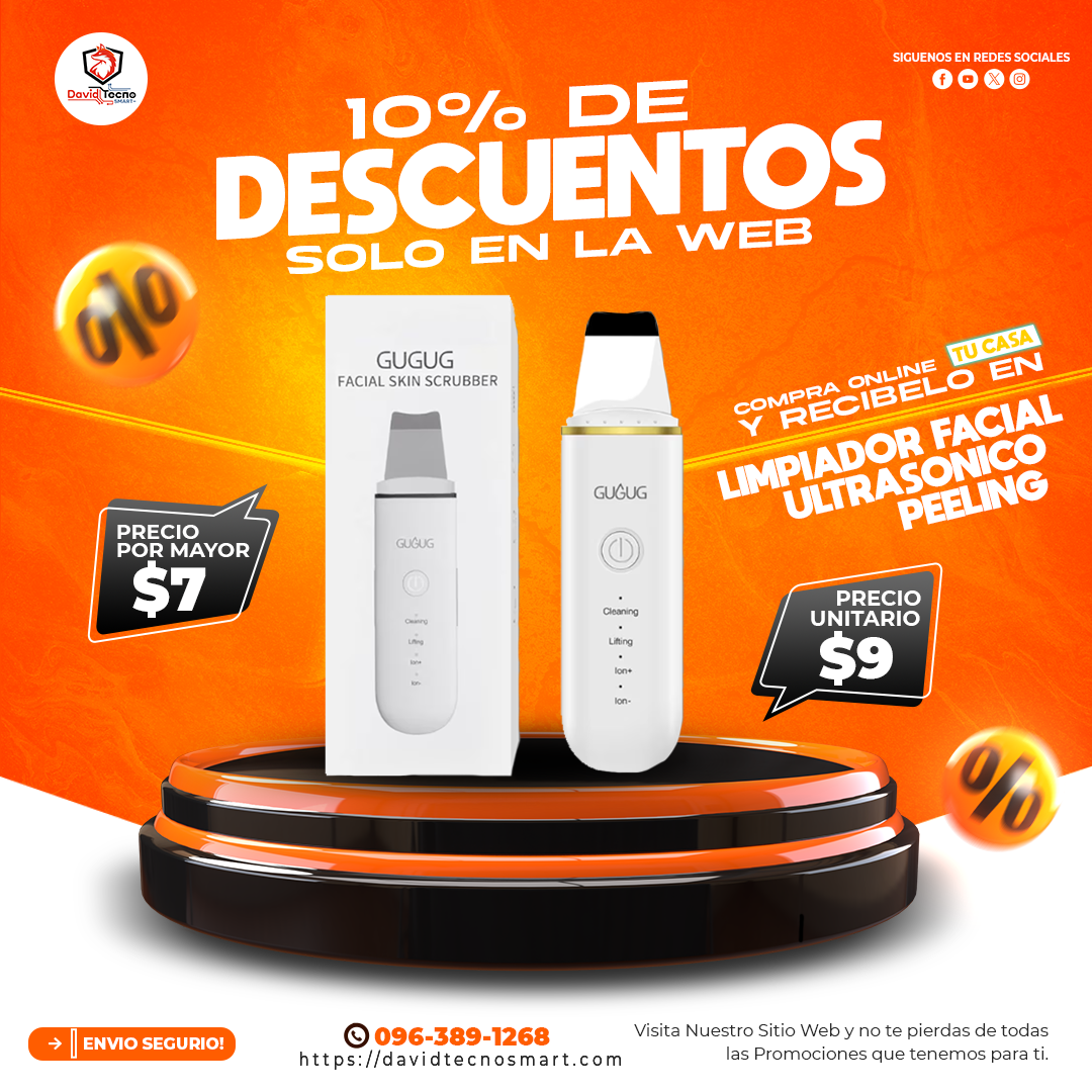 Limpiador Facial Ultrasonico Peeling