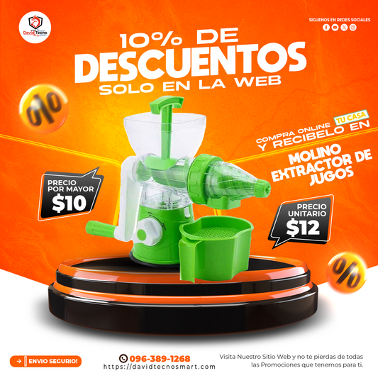 Molino Extractor de Jugos