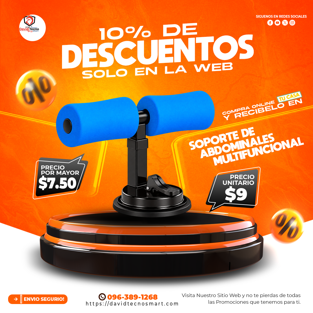 Soporte de Abdominales Multifuncional Portatil