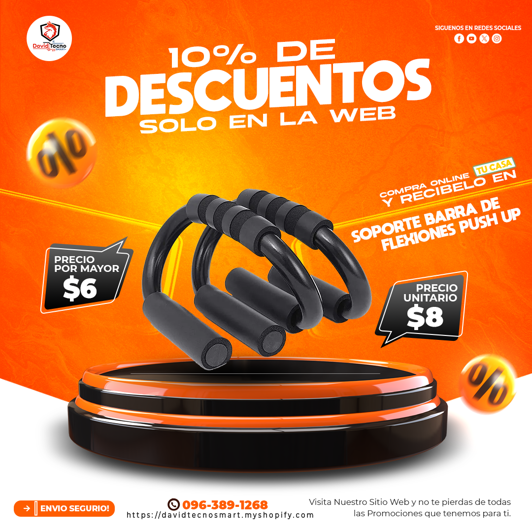 Soporte Barra de Flexiones de Pecho Push Up Stand