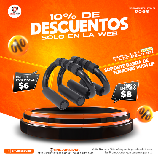 Soporte Barra de Flexiones de Pecho Push Up Stand