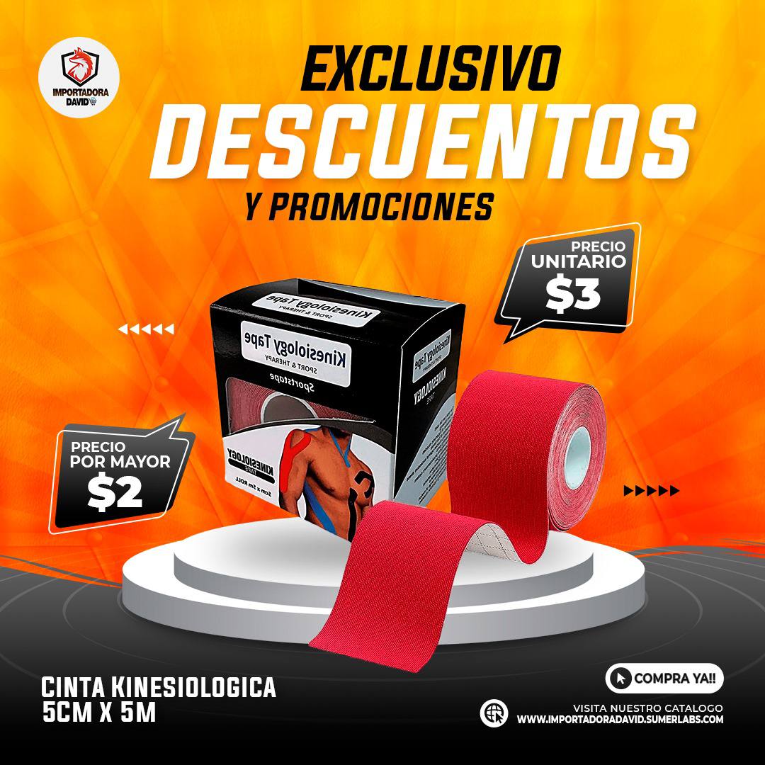 Cinta Kinesiologíca 5CMx5M