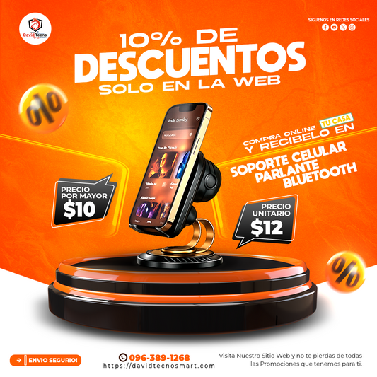 Soporte Celular Parlante Bluetooth