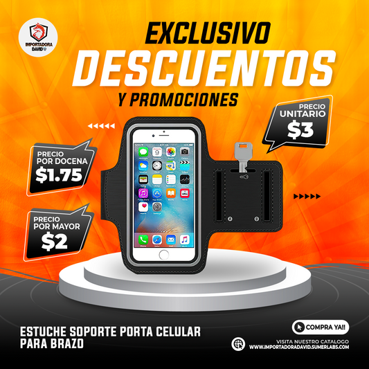 Estuche Soporte Porta Celular para Brazo