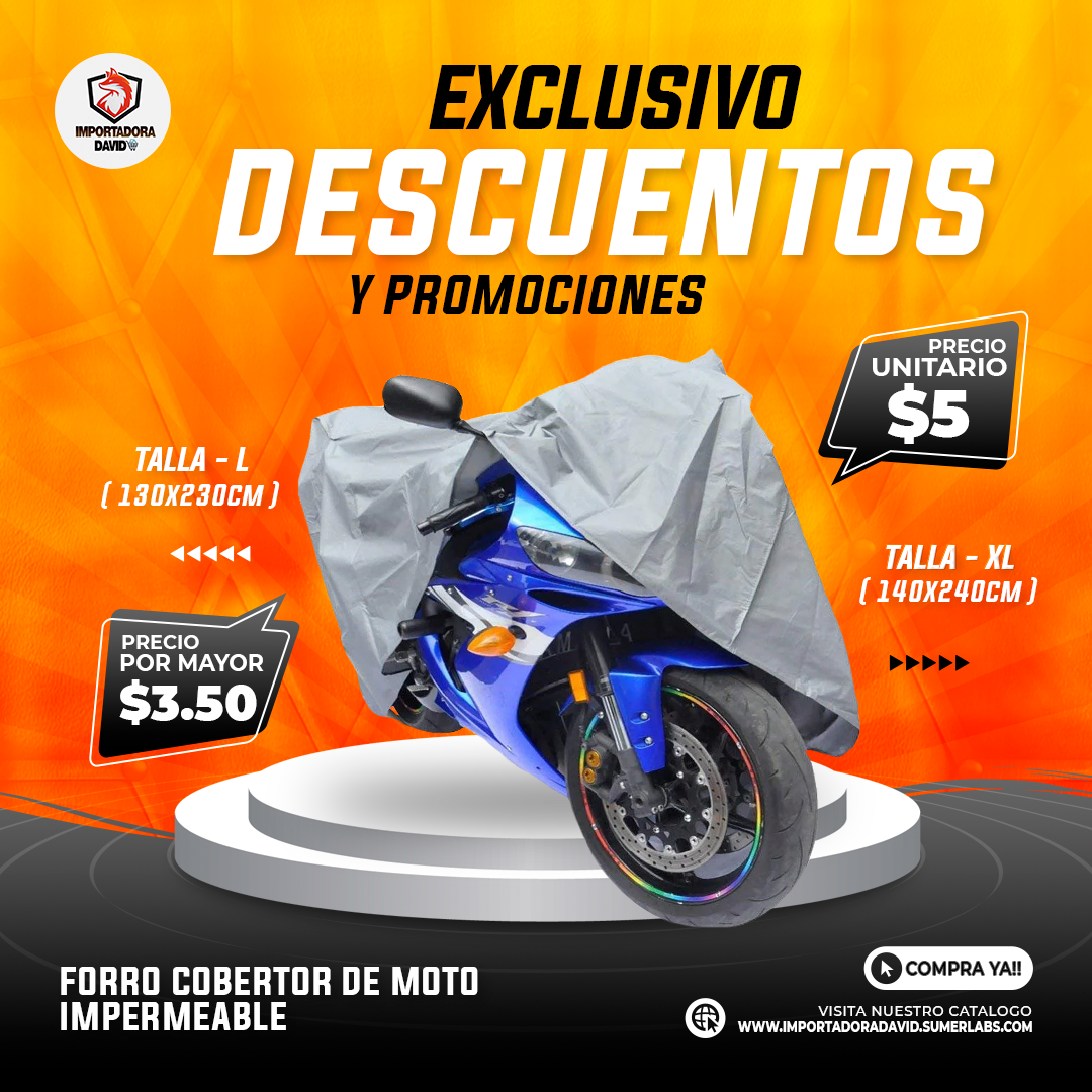 Forro Cobertor Impermeable para Moto
