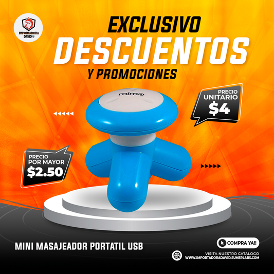 Mini Masajeador Portatil USB