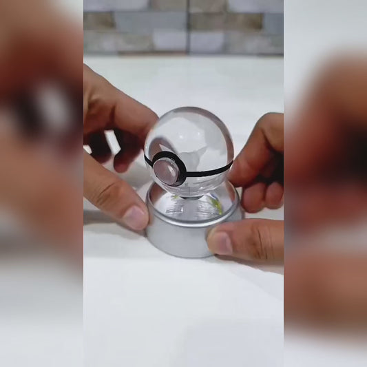 Bola de Cristal Led 3D Pokemon